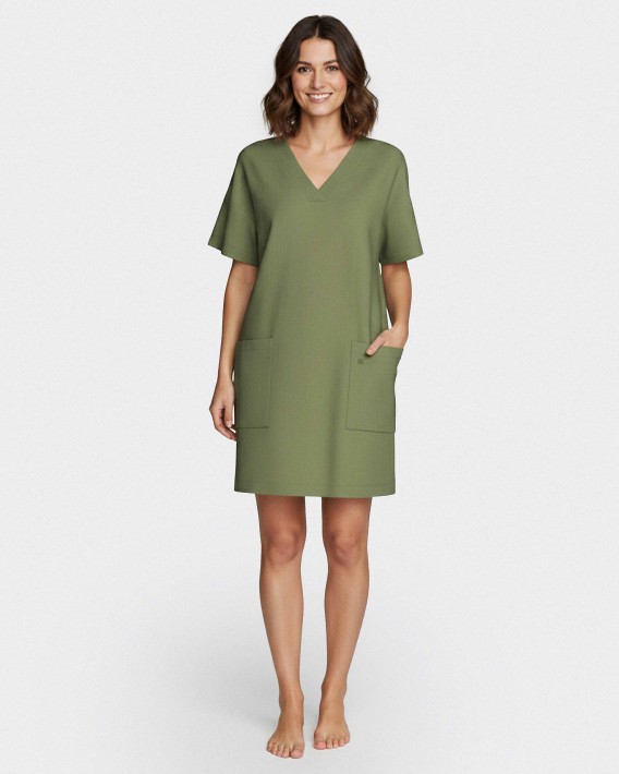 Dress with pockets in Modal Cotton