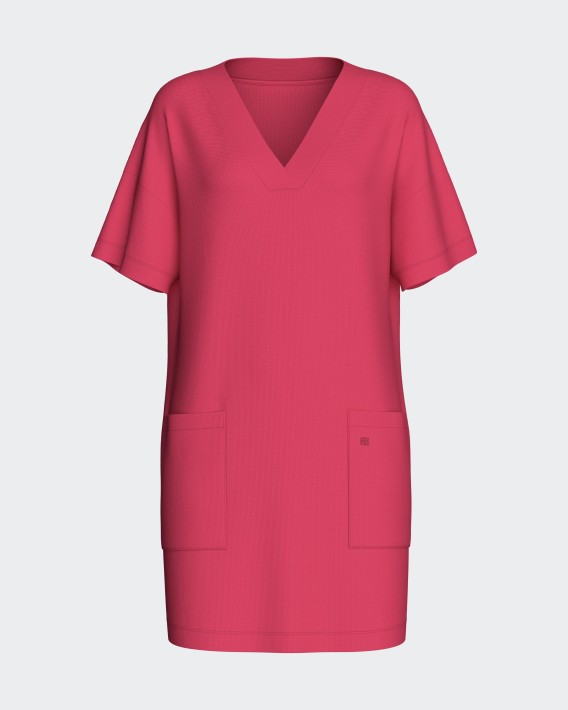 Robe avec poches en Coton Modal