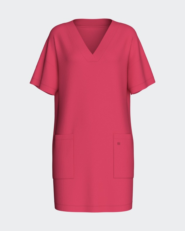 Robe avec poches en Coton Modal - Image product