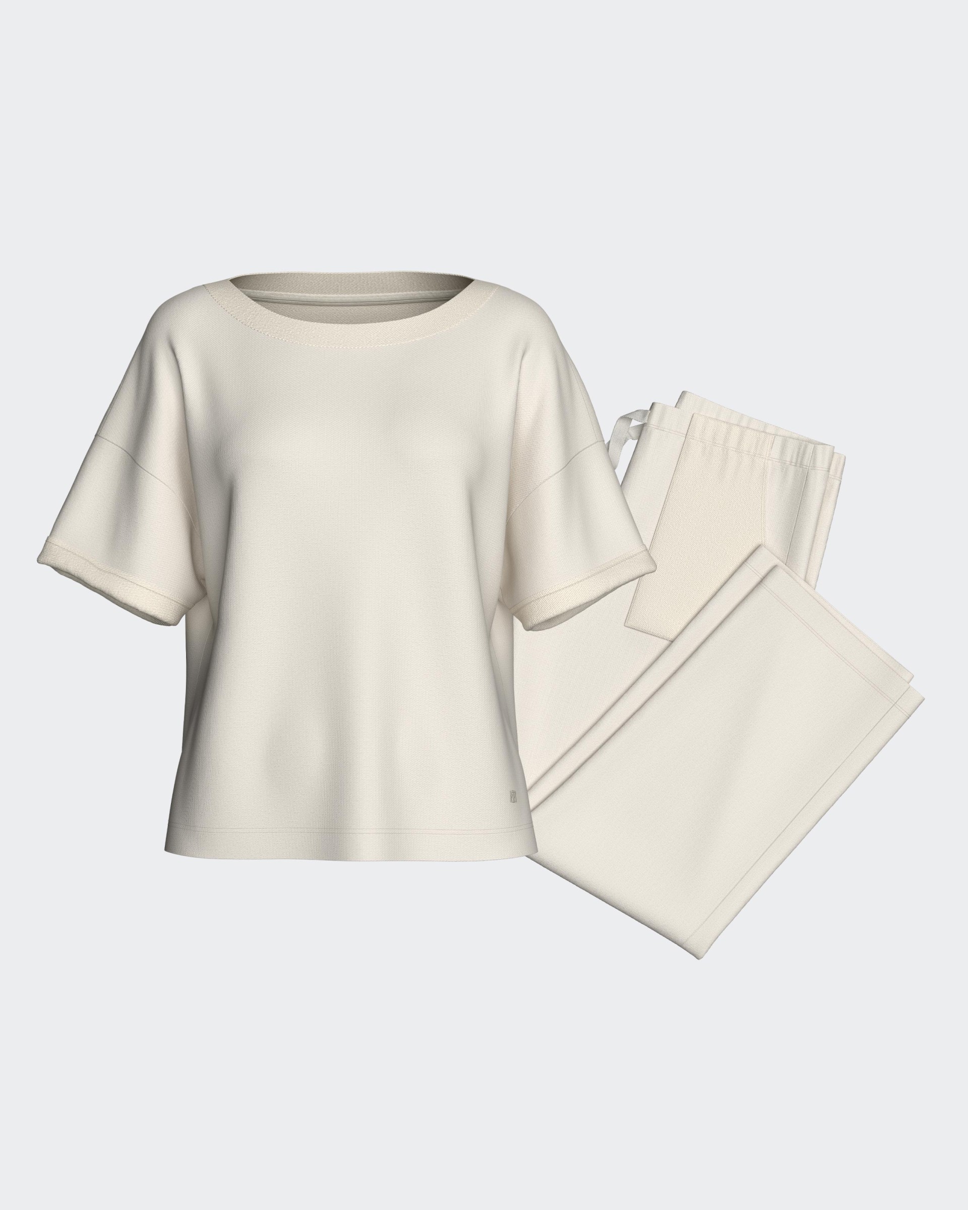 Loungewear-Set aus Lyocell-Baumwolle