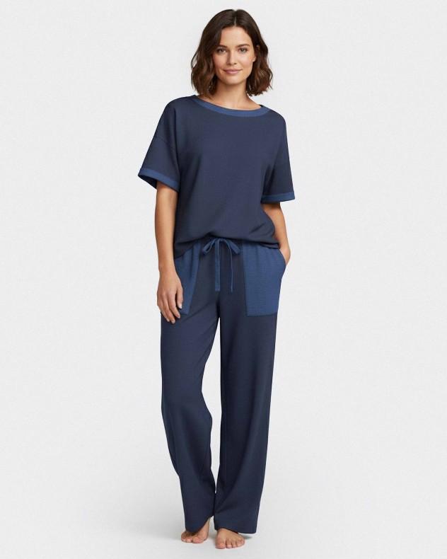 Loungewear-Set aus Lyocell-Baumwolle