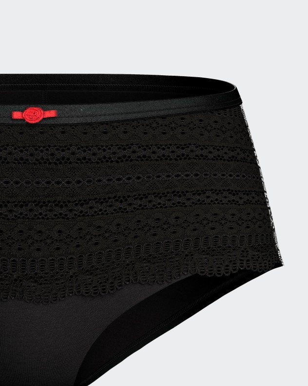 Braga hipster en Lyocell con detalle de encaje