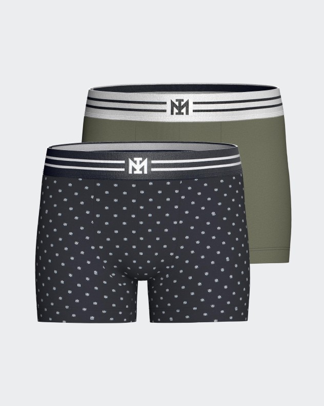 Pack of 2 boys' cotton boxer - Image product