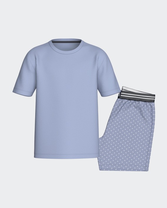 Pyjama court pour garçon en coton