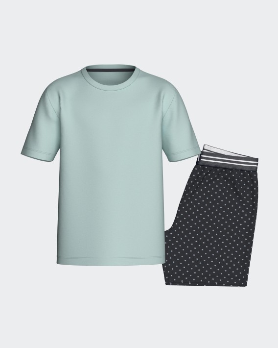Pyjama court pour garçon en coton