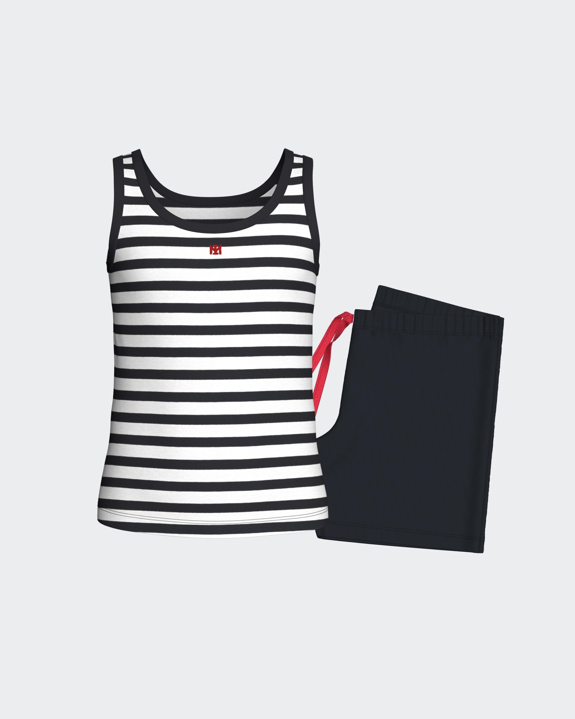 Girls' short pyjamas in Cotton