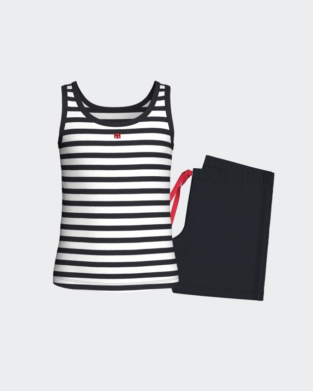 Girls' short pyjamas in Cotton - Image product