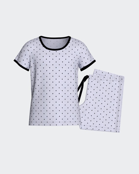 Pyjama court pour fille en modal