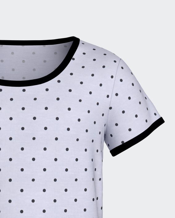 Pyjama court pour fille en modal