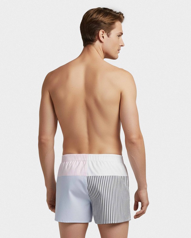 Caleçon patchwork en coton