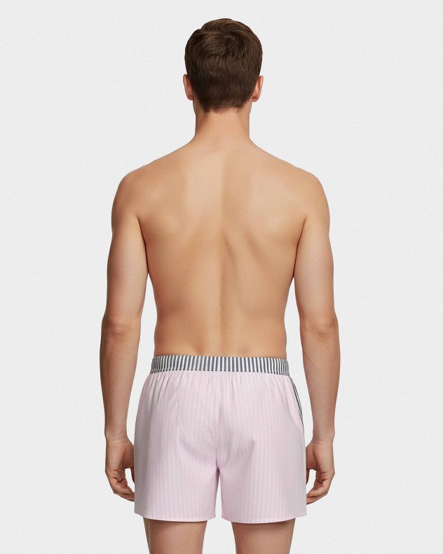 Striped american Boxershort in Cotton