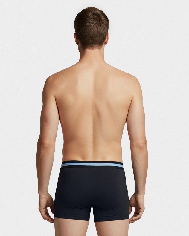 Pack 2 boxers lisos en algodón