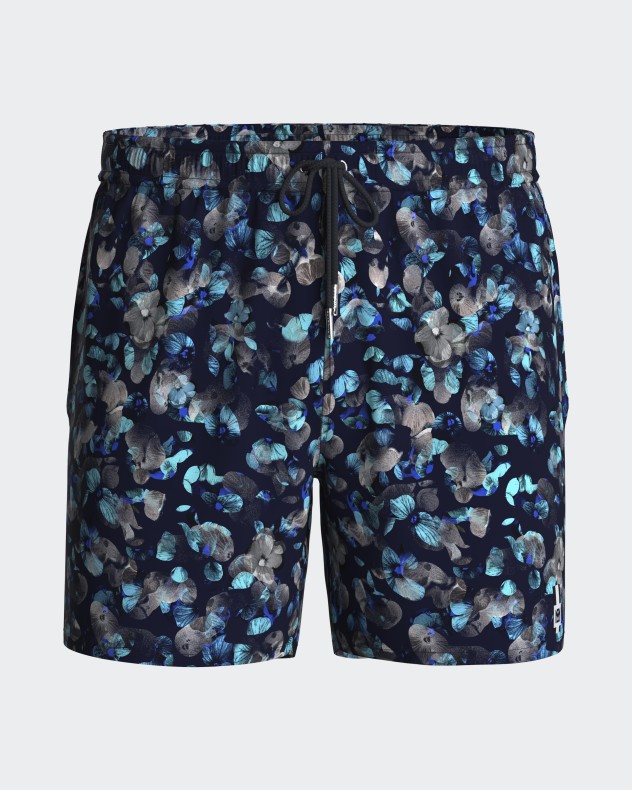 Short de baño estampado con flores