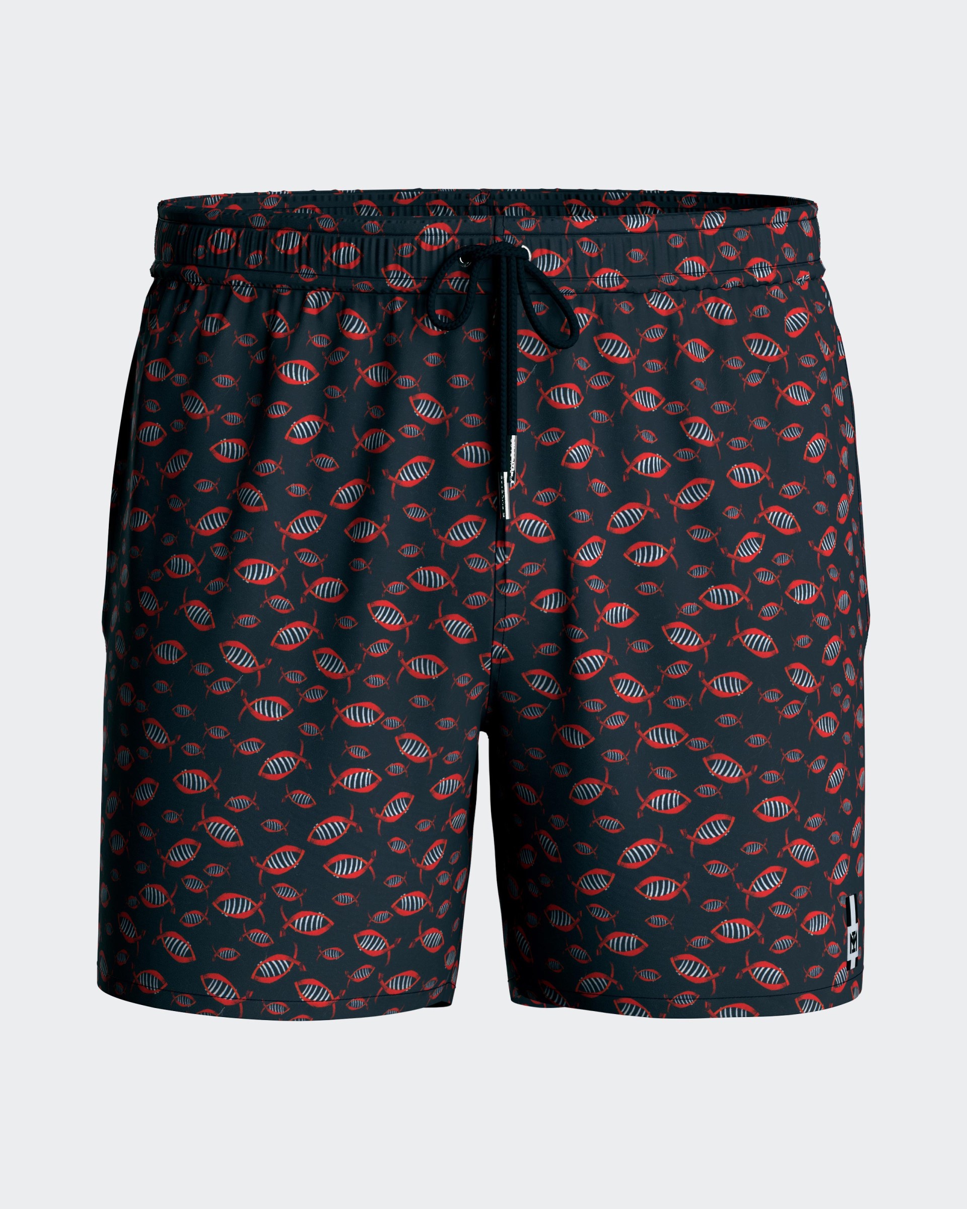 Badehose mit feinem Muster