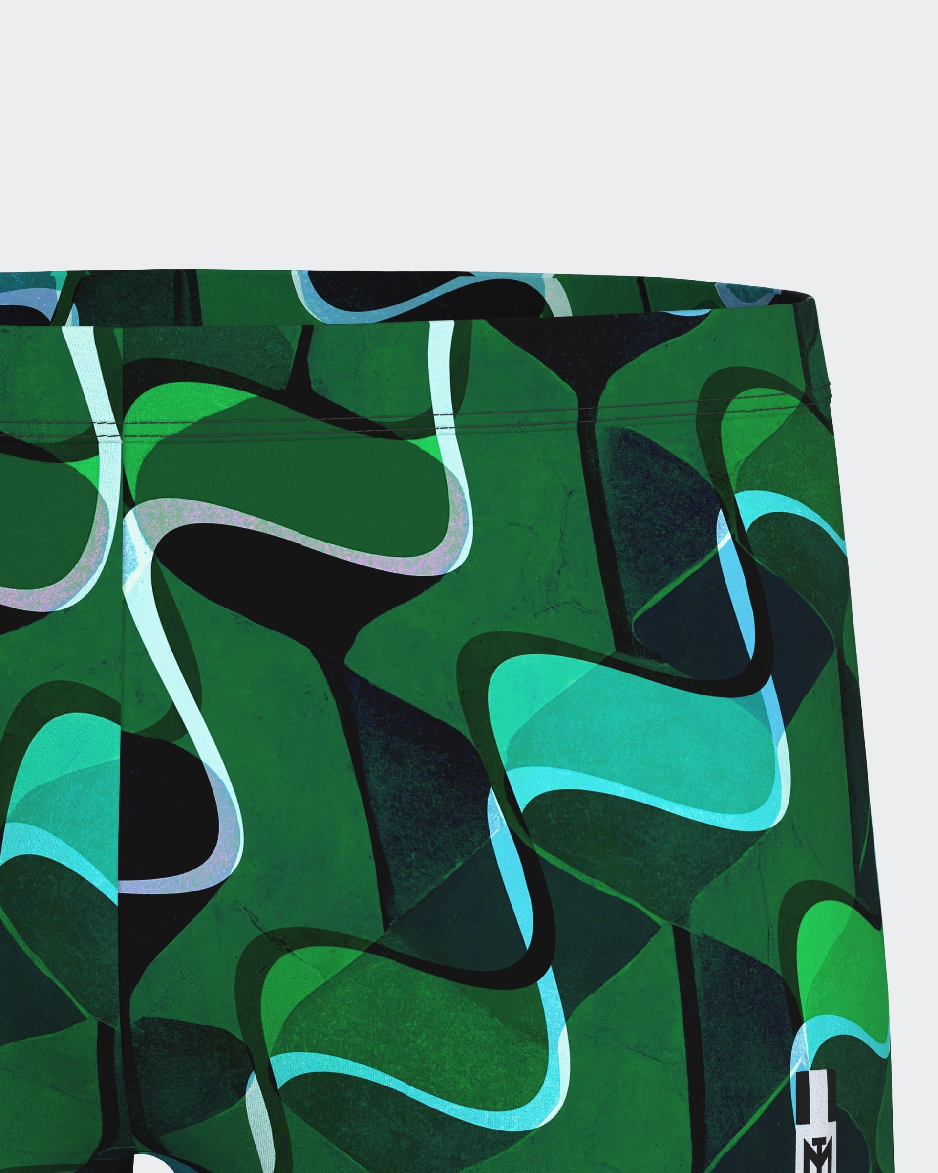 Boxer de banho estampado