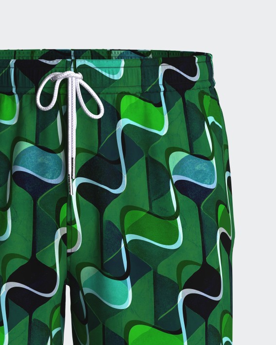 Badehose mit feinem Muster