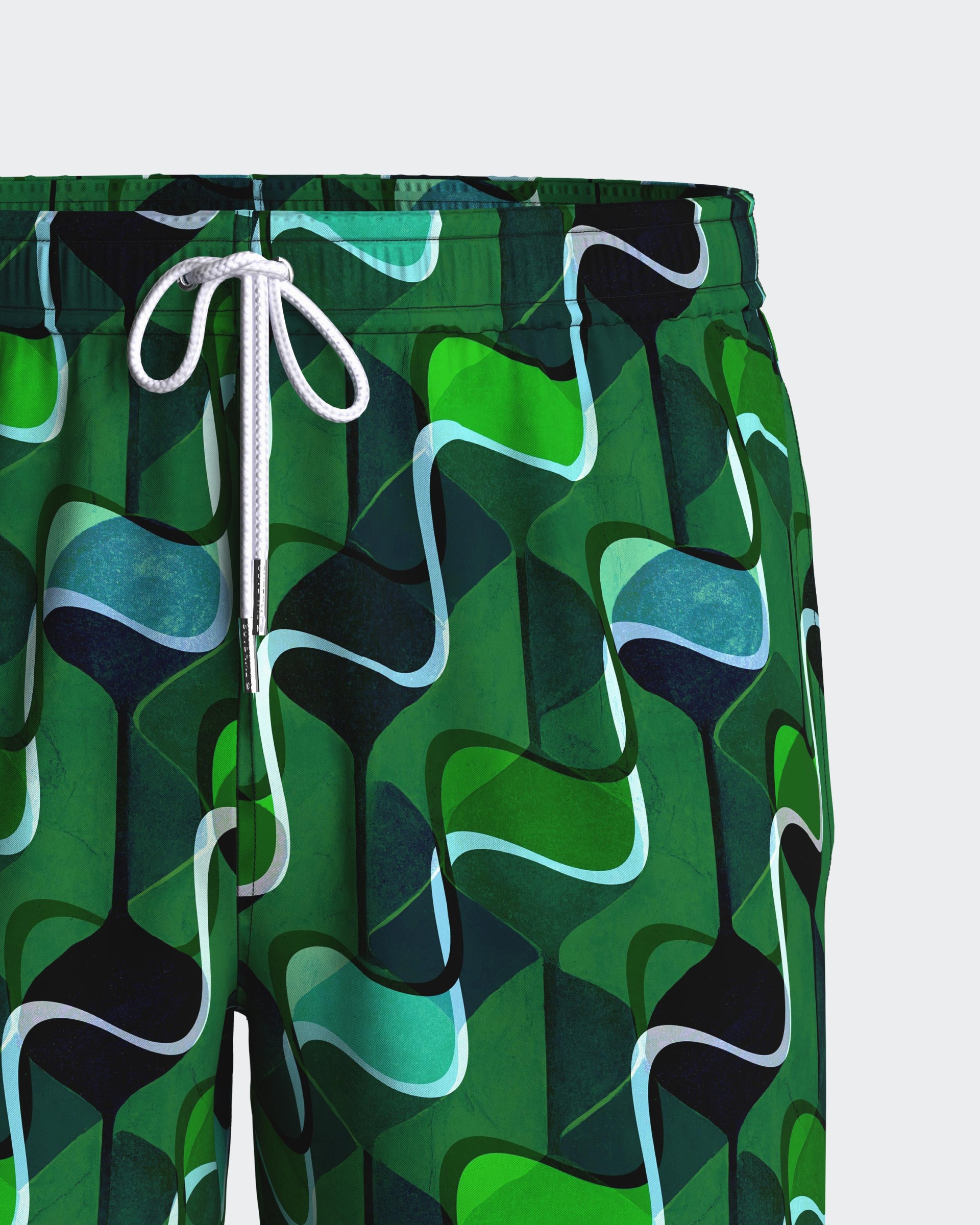 Badehose mit feinem Muster