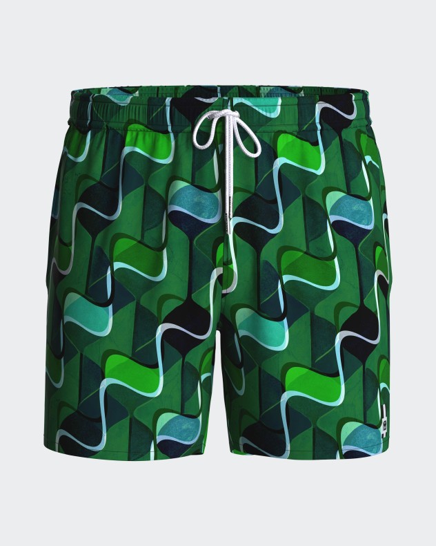 Short de baño con micromotivo