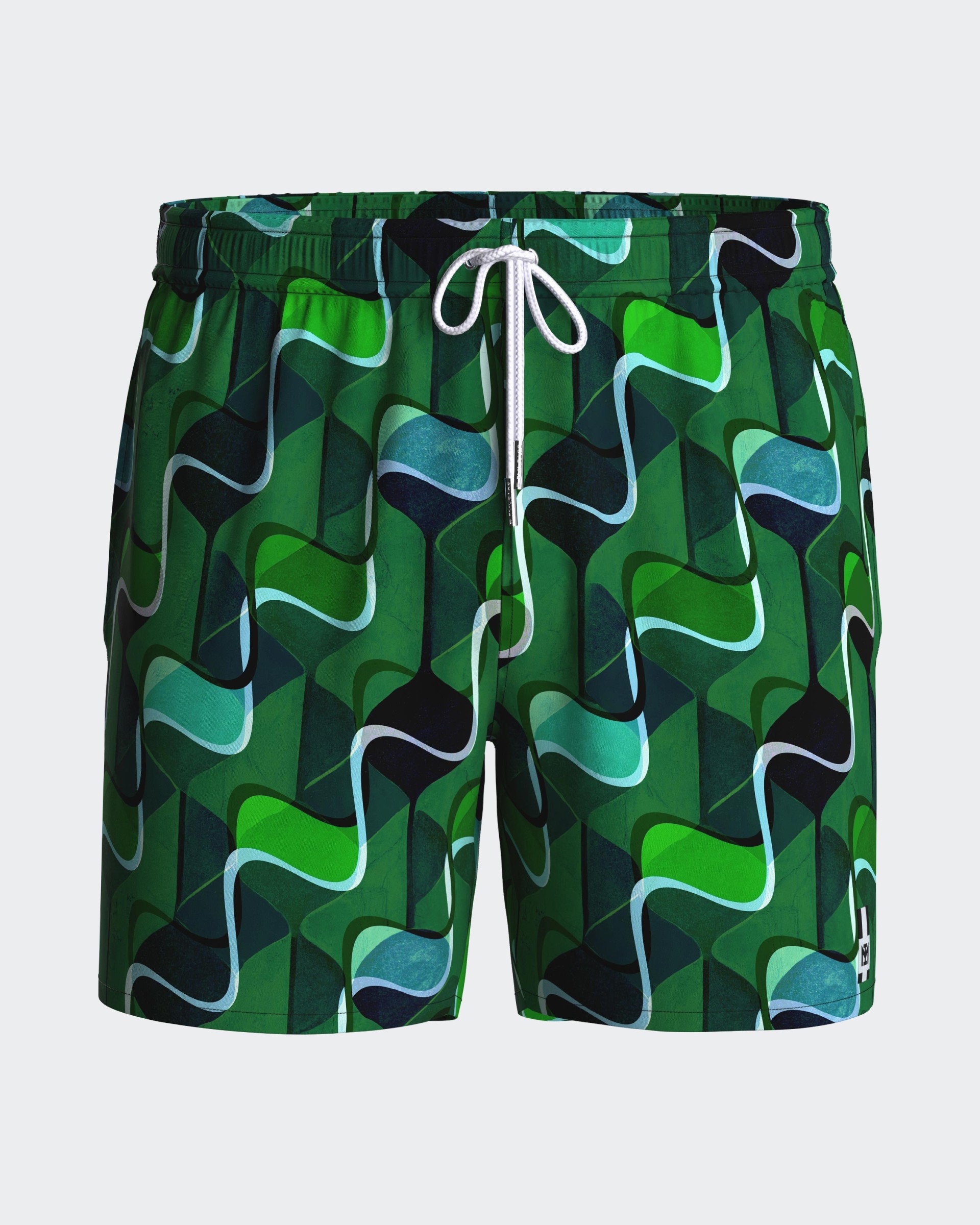Badehose mit feinem Muster