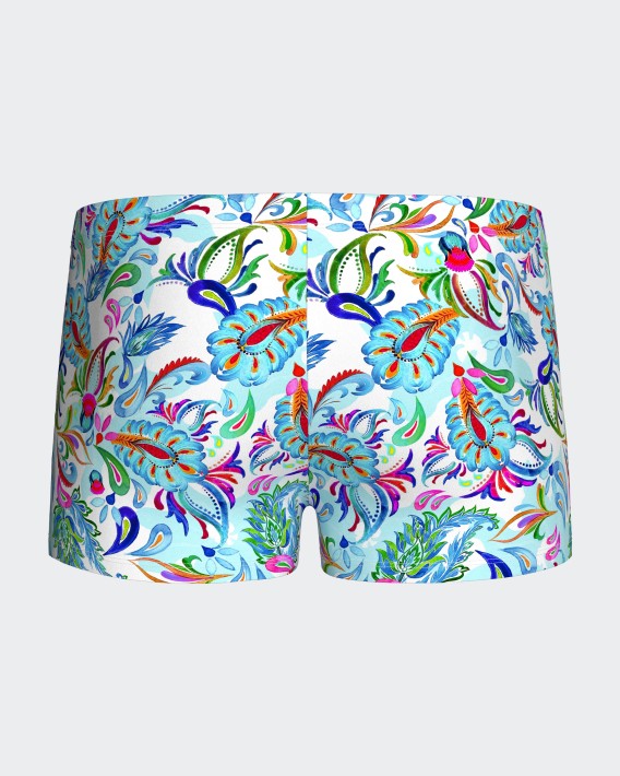 Bedruckte Badehose tropisch
