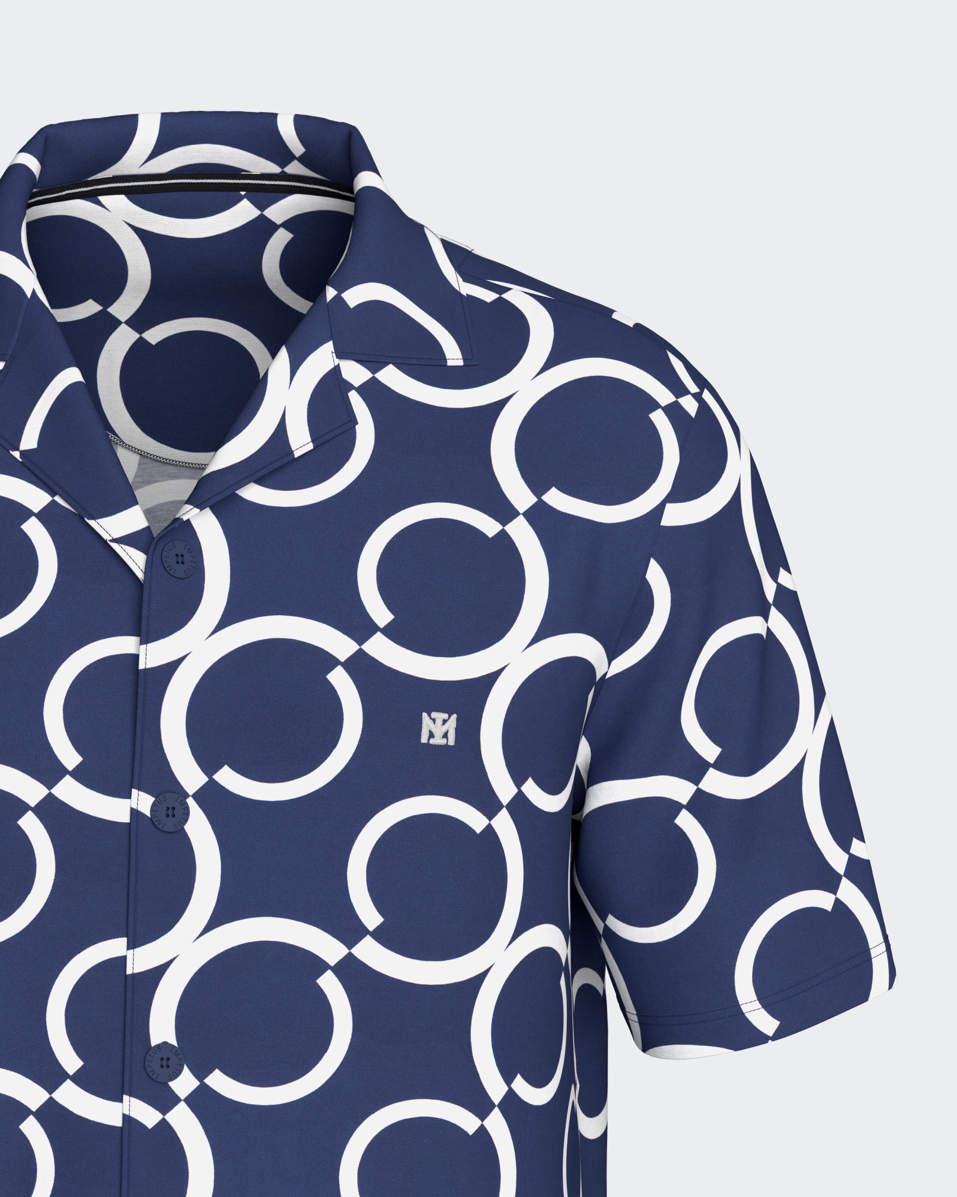 Hemd com estampado geométrico
