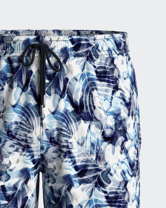 Calções de banho curto com estampado