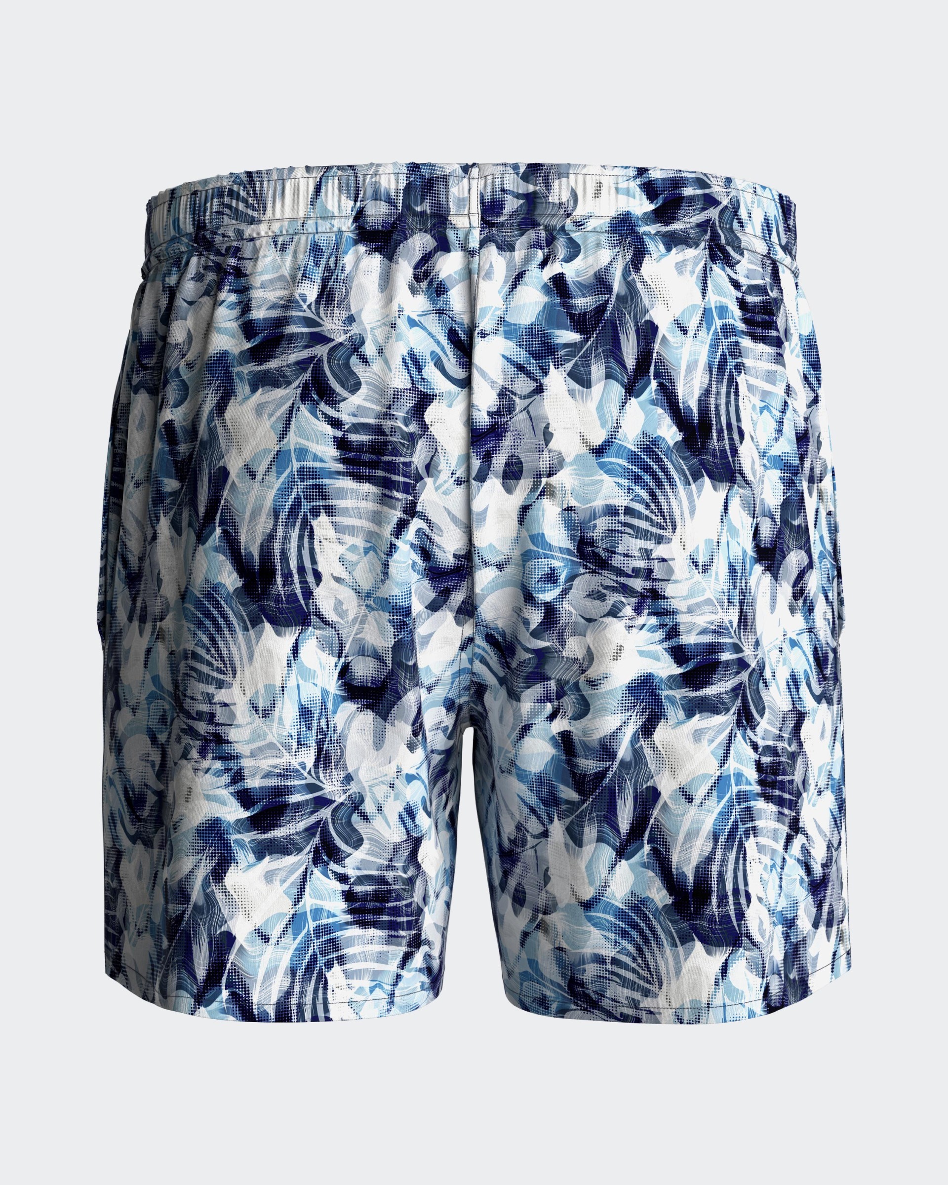 Calções de banho curto com estampado