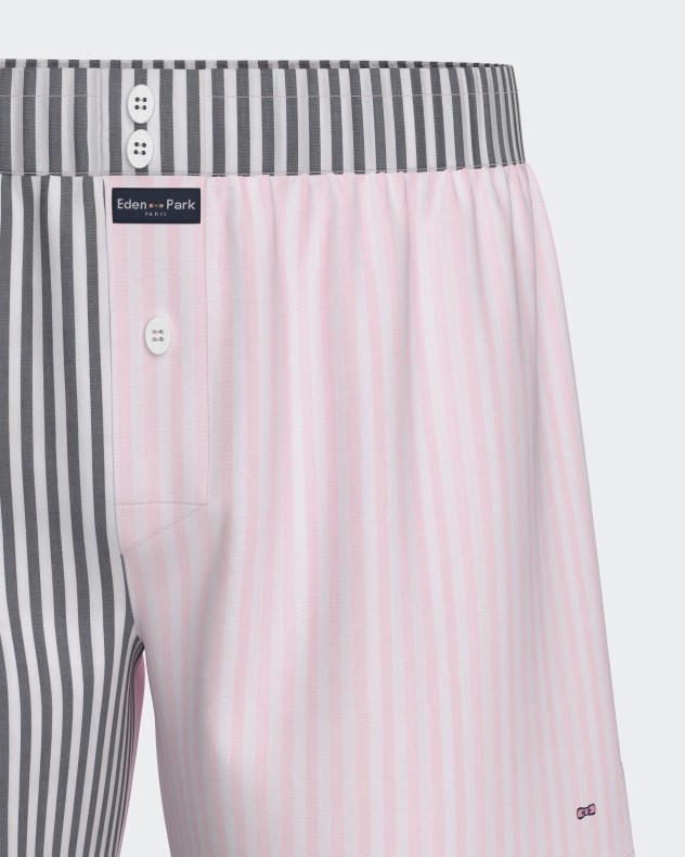 Striped american Boxershort in Cotton
