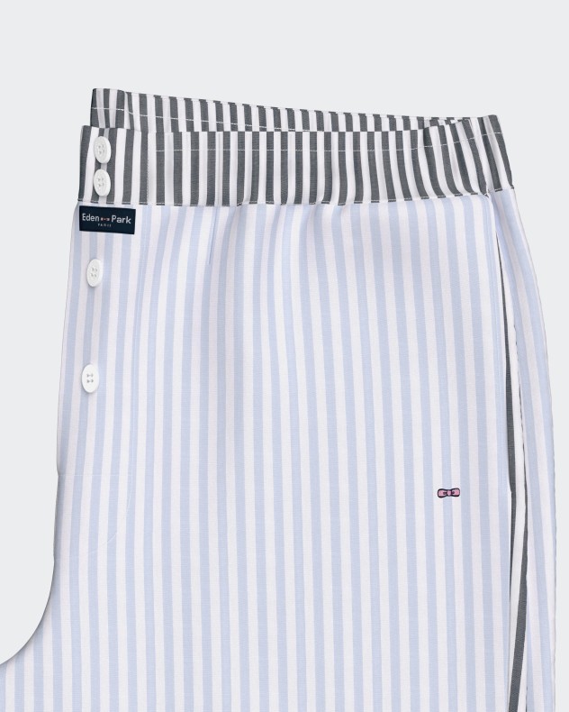 Short pyjama with shorts in canvas