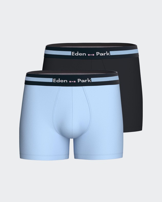 Pack of 2 plain boxers in Cotton - Image product