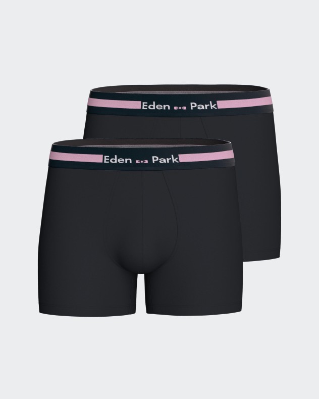 Pack of 2 plain boxers in Cotton - Image product