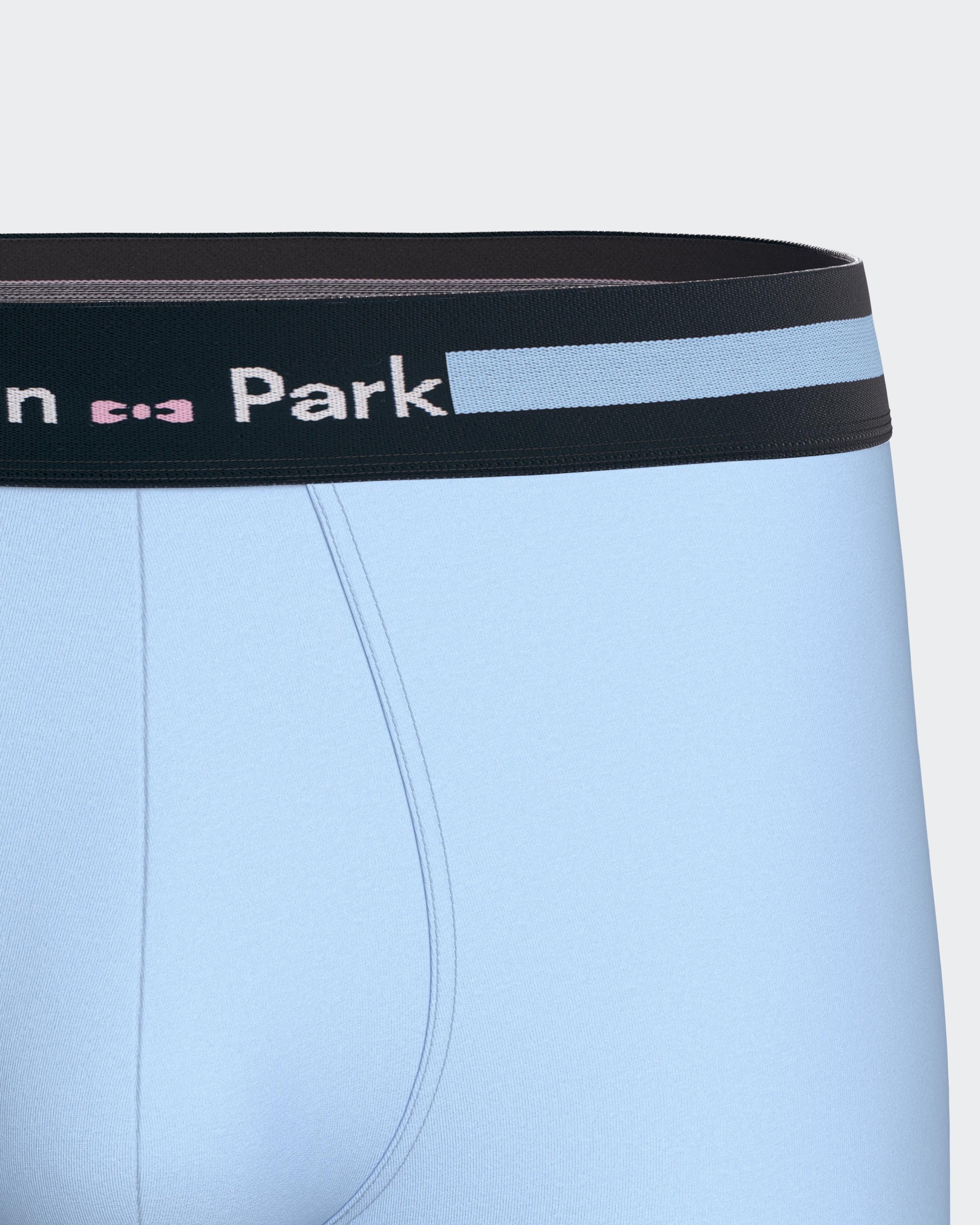 Pack of 2 plain boxers in Cotton