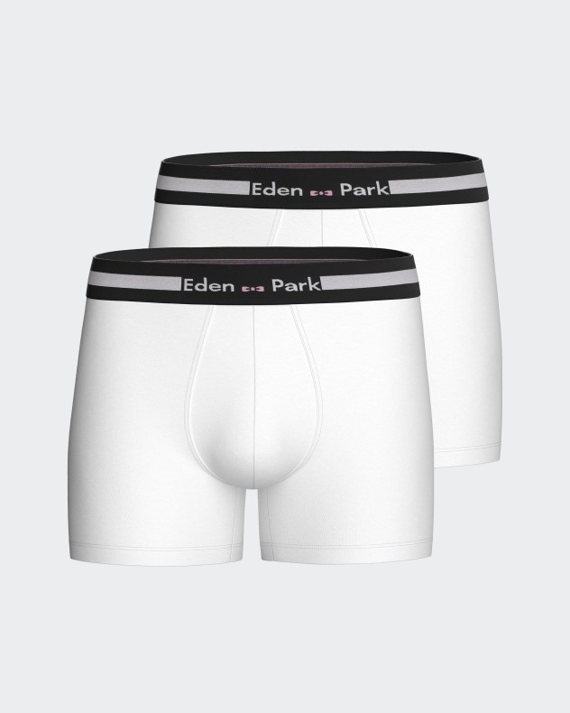 Pack of 2 plain boxers in Cotton - Image product