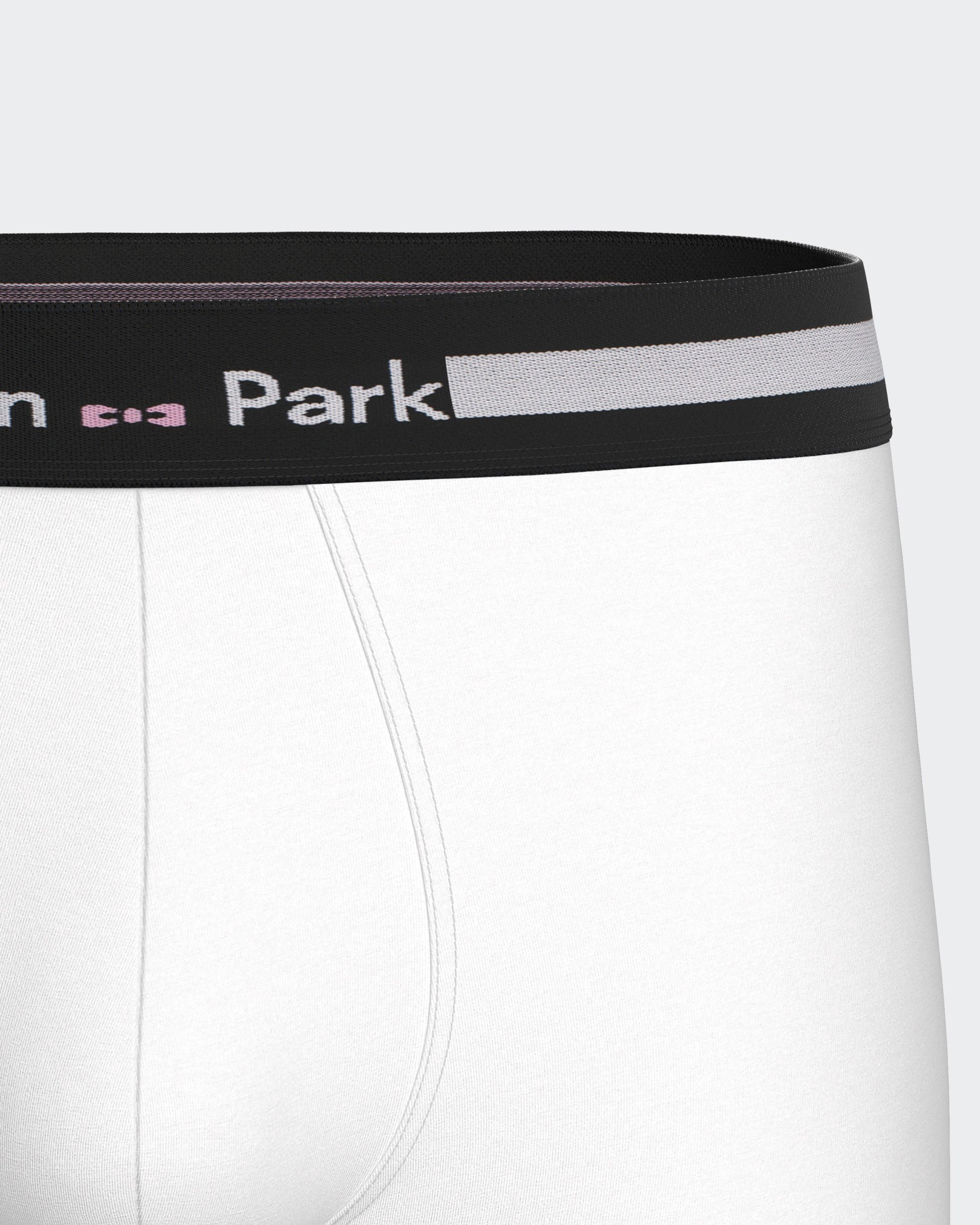 Pack of 2 plain boxers in Cotton