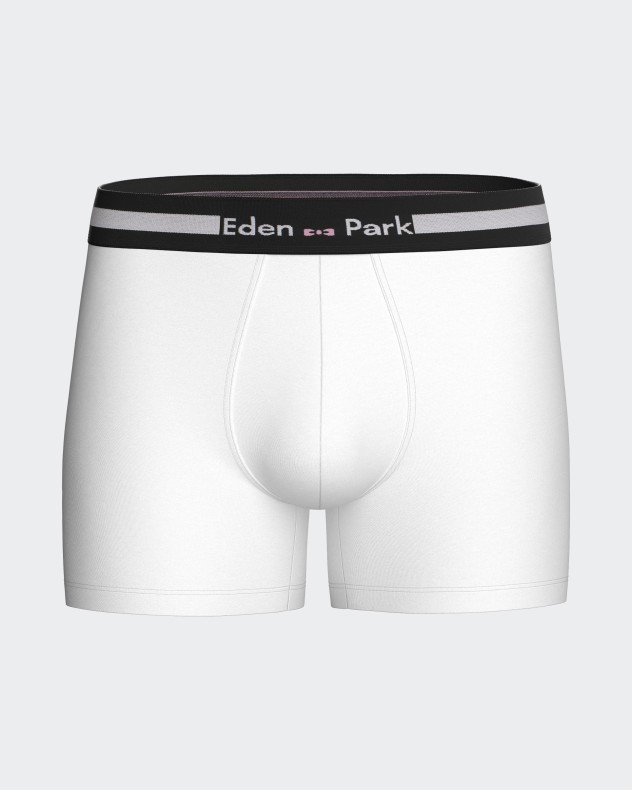 Pack of 2 plain boxers in Cotton
