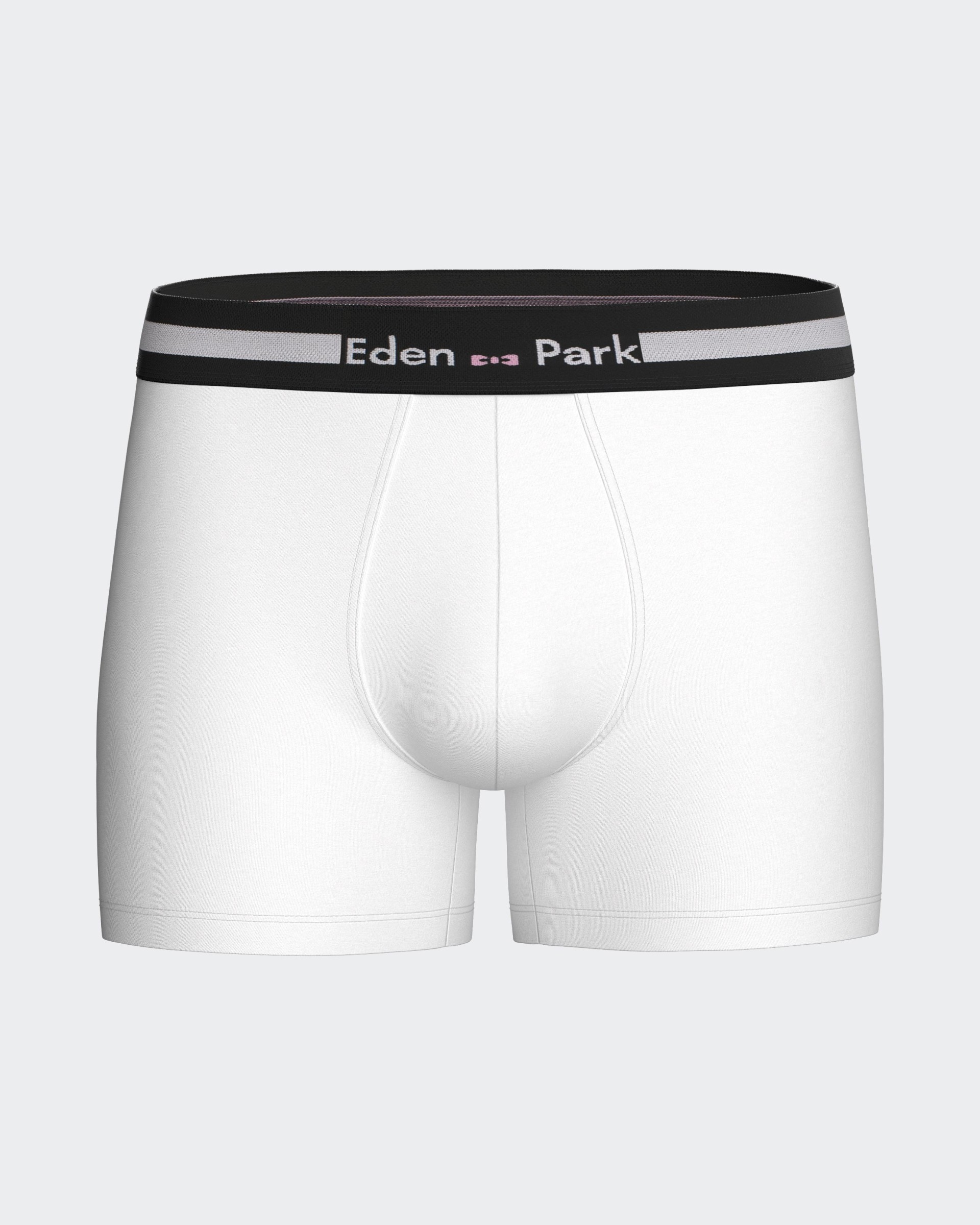 Pack of 2 plain boxers in Cotton