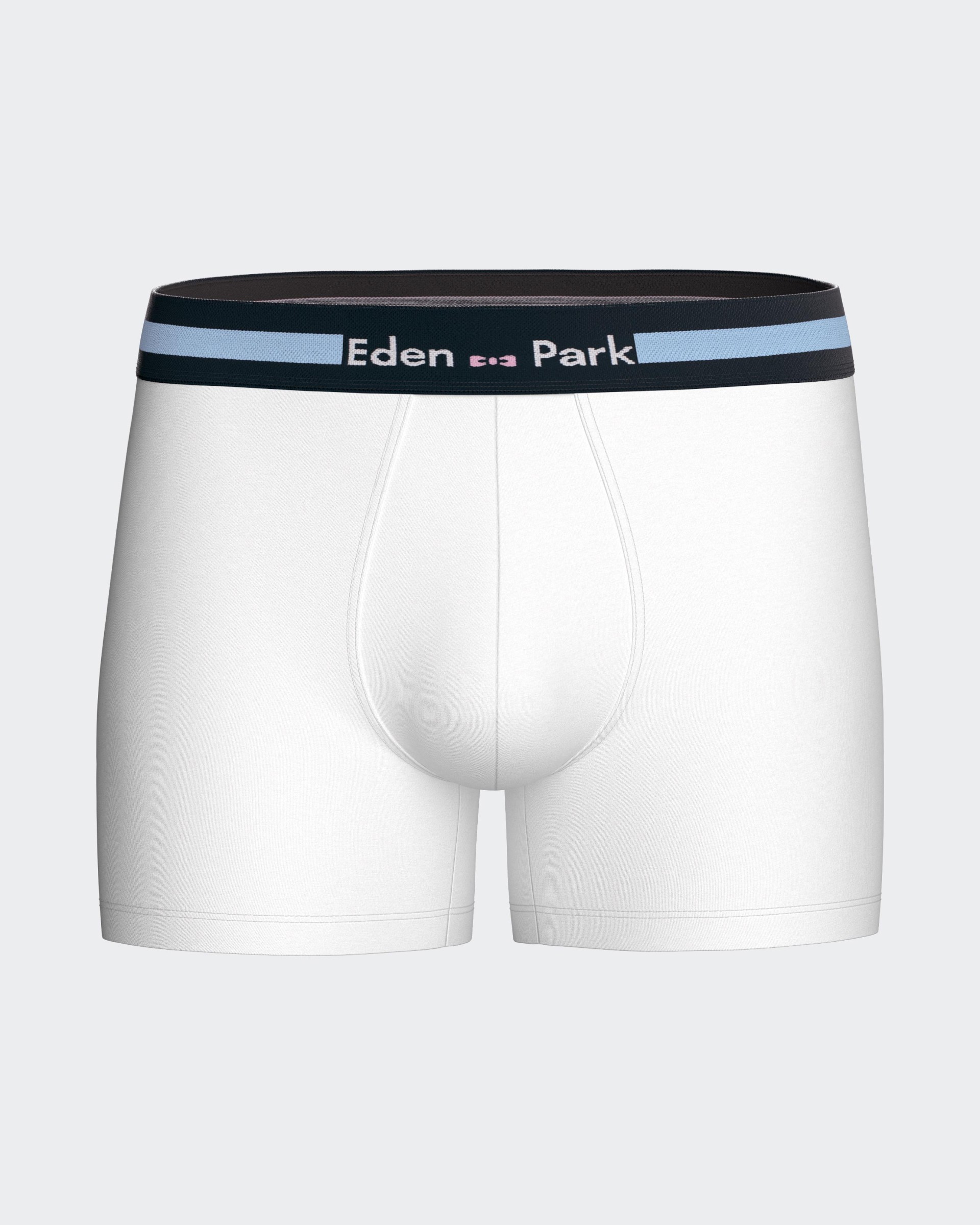 Pack of 3 plain boxers in Cotton