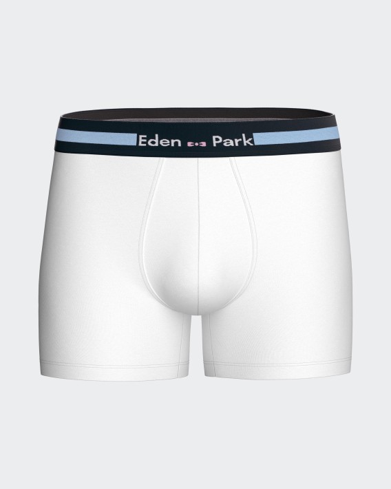 Pack of 3 plain boxers in Cotton