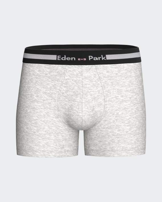 Pack of 3 plain boxers in Cotton