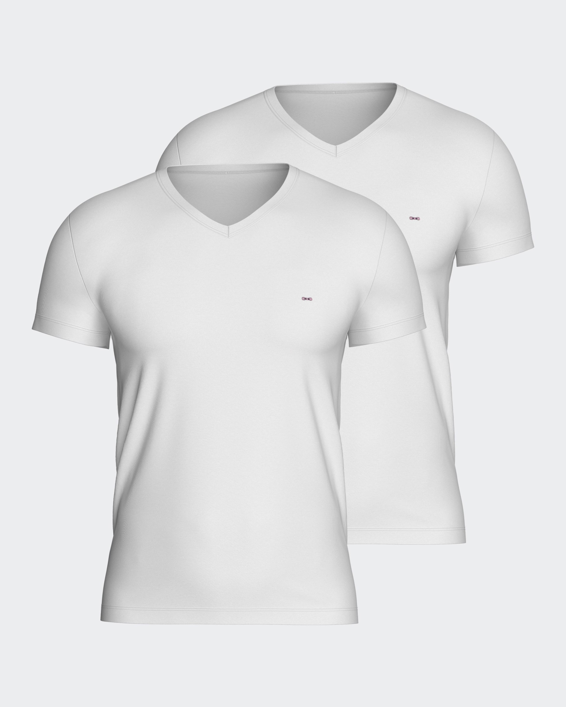 Pack of 2 plain t-shirts in Cotton