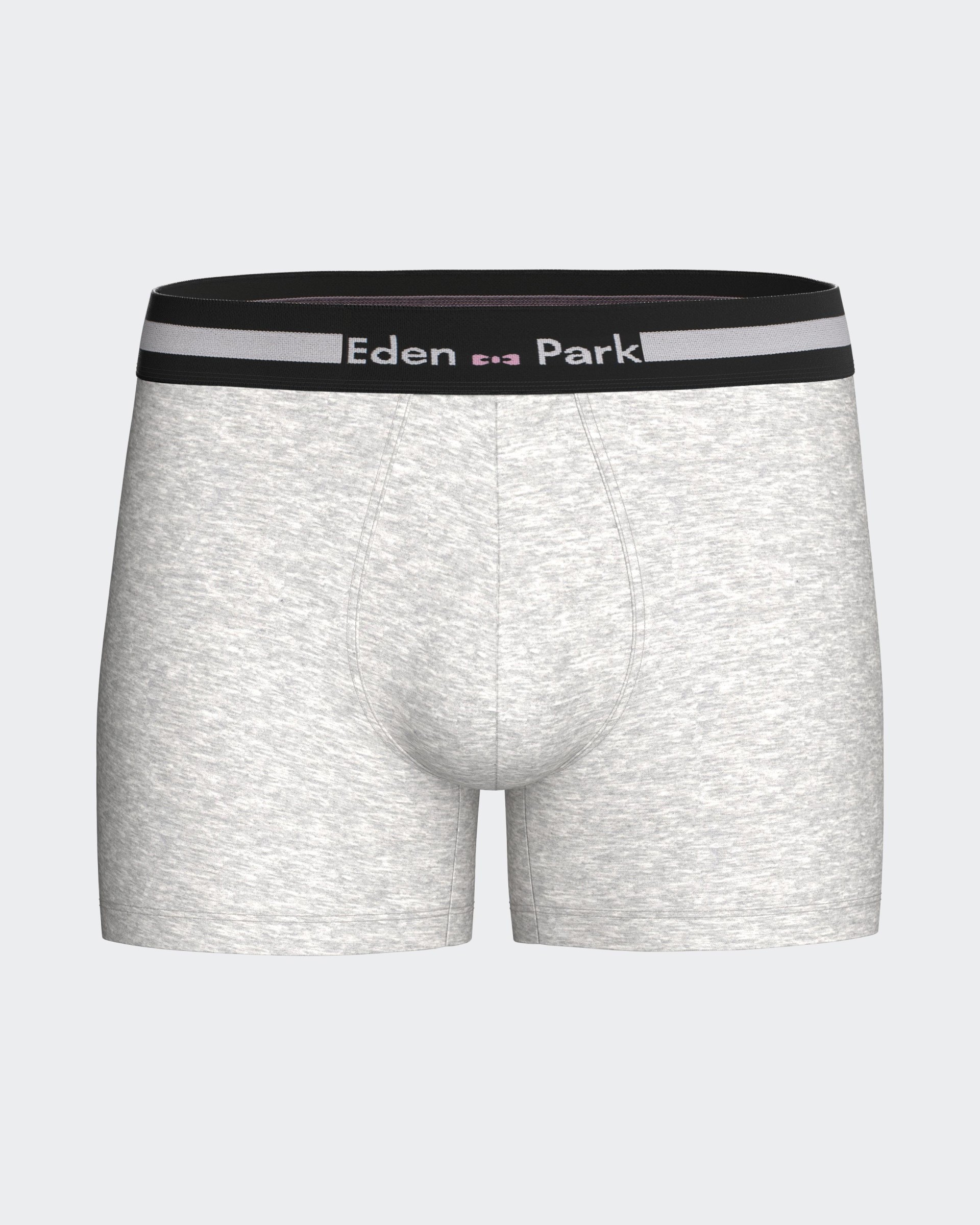 Pack of 3 plain boxers in Cotton