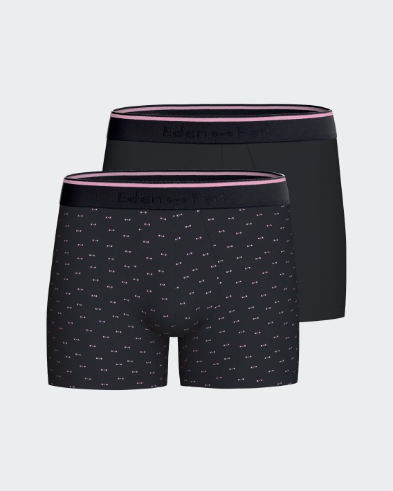 Pack of 2 micromotif boxers Eden Park