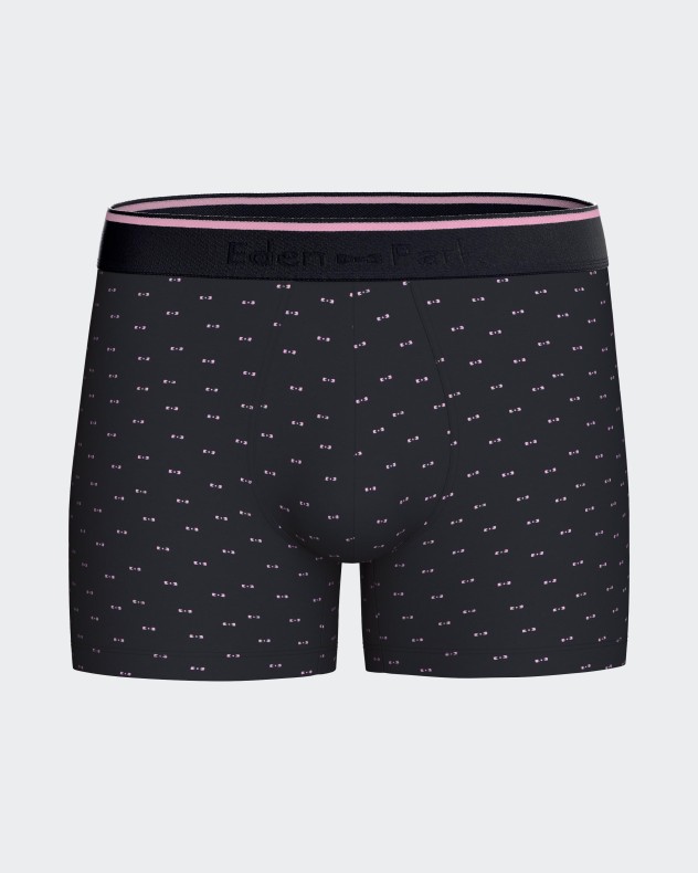 Boxer with bows print in Cotton - Image product