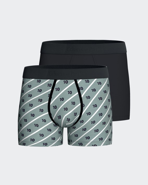 Pack of 2 micromotif boxers Eden Park