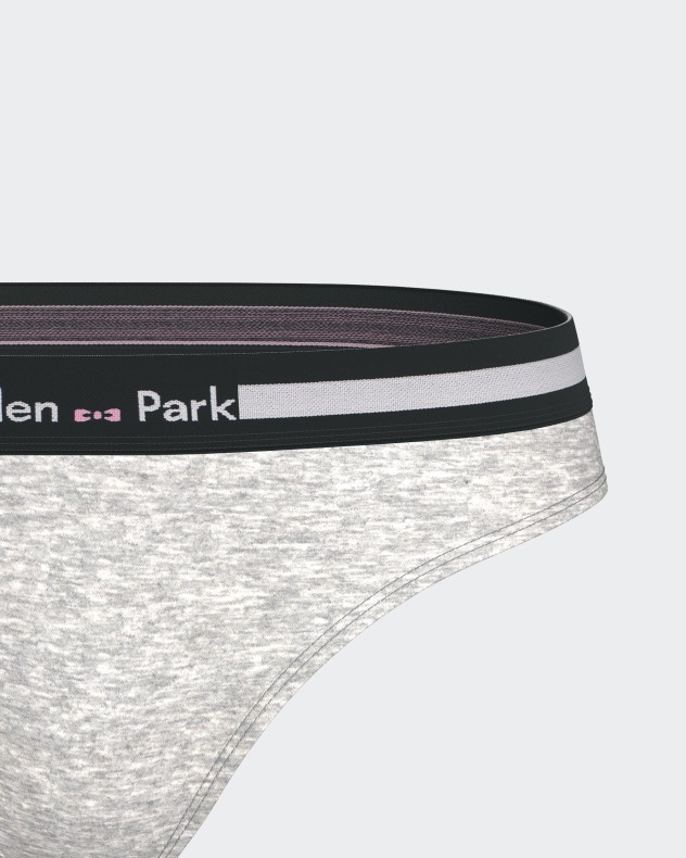 Plain thong in Cotton