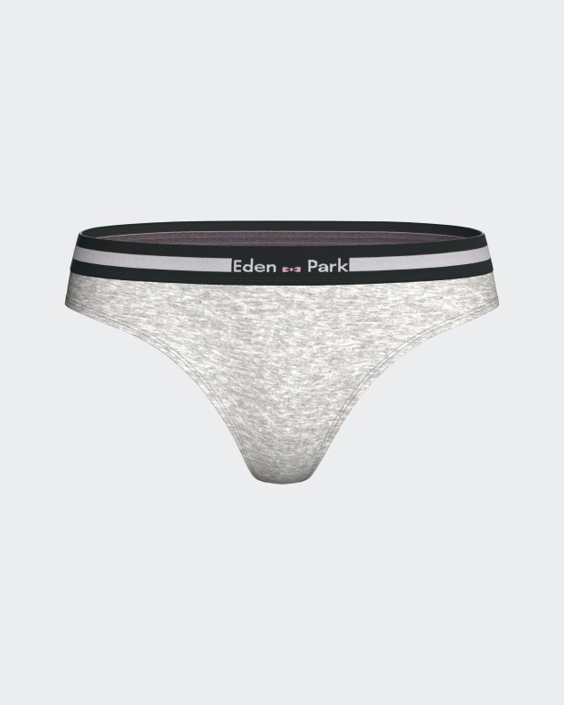 Plain thong in Cotton - Image product