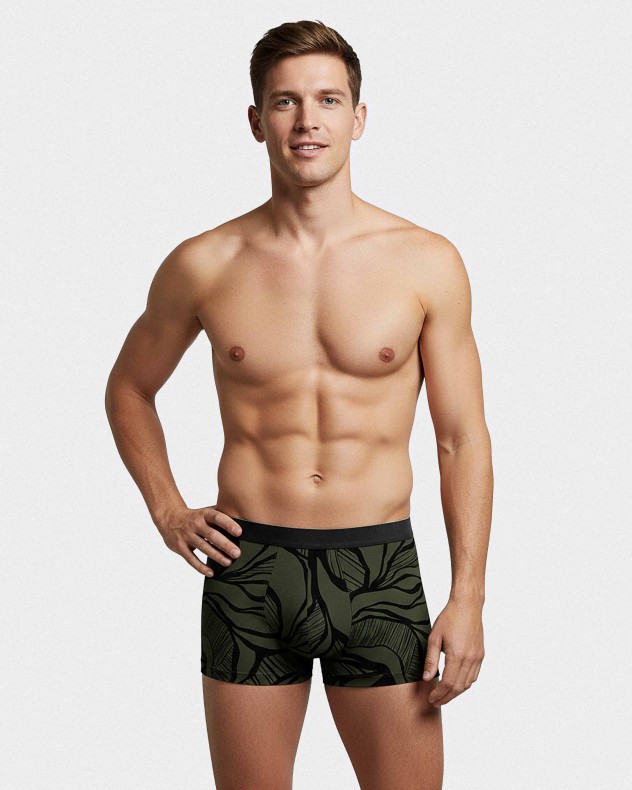 Men's printed boxers in Lyocell