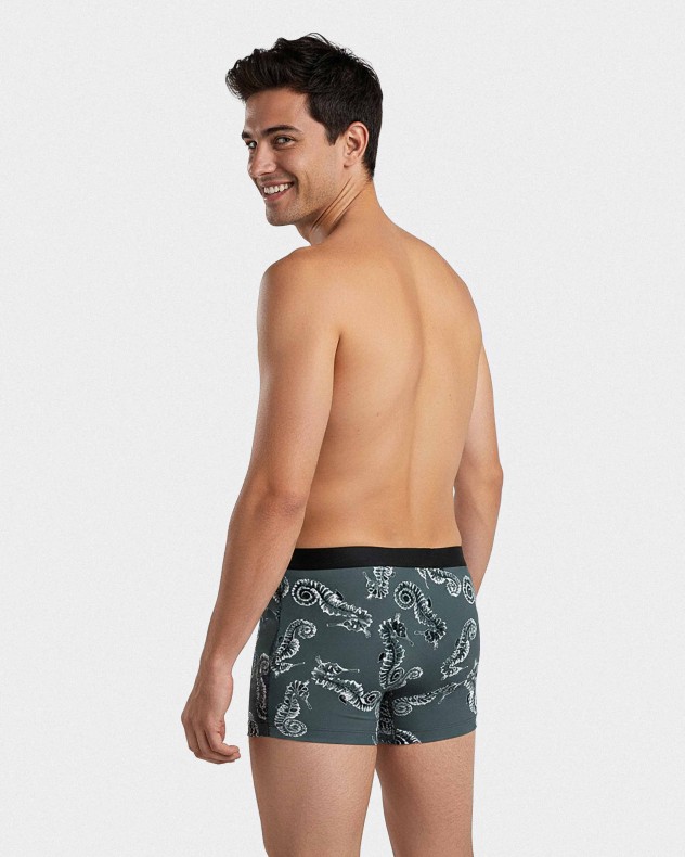 Boxer de hombre estampado en Lyocell