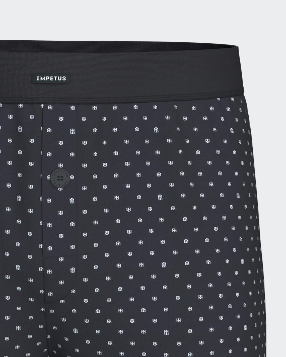 Boxershort de homem com botão em Algodão