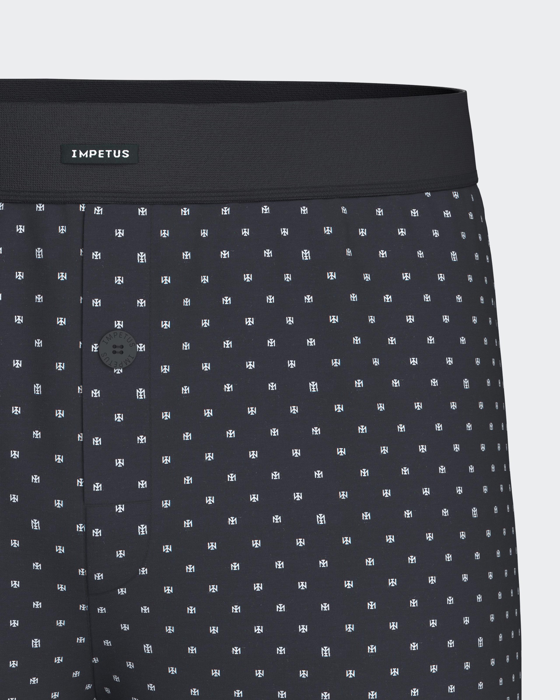 Boxershort de homem com botão em Algodão